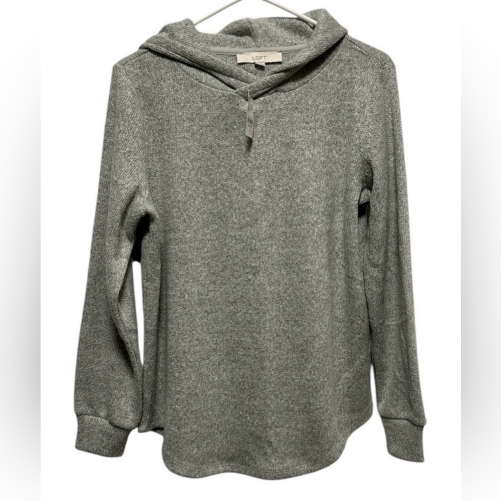 LOFT Gray Women’s Hoodie Sweater